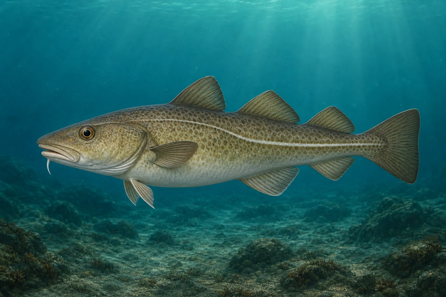 Original Fishdle collection art of Atlantic cod