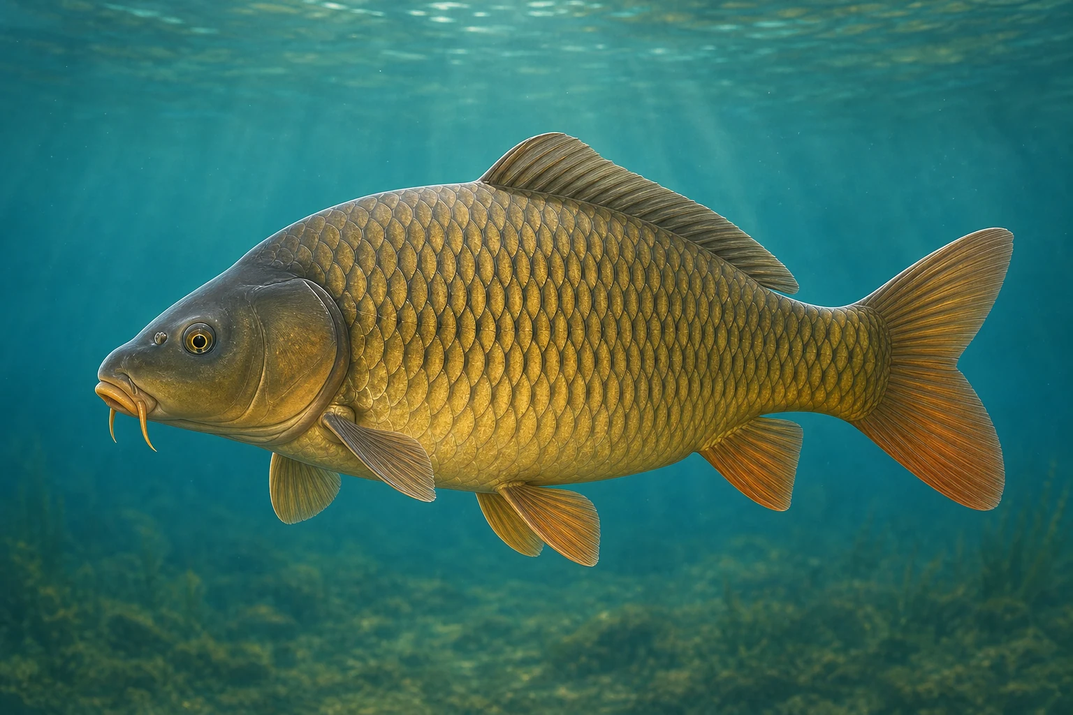 Original Fishdle collection art of Common carp