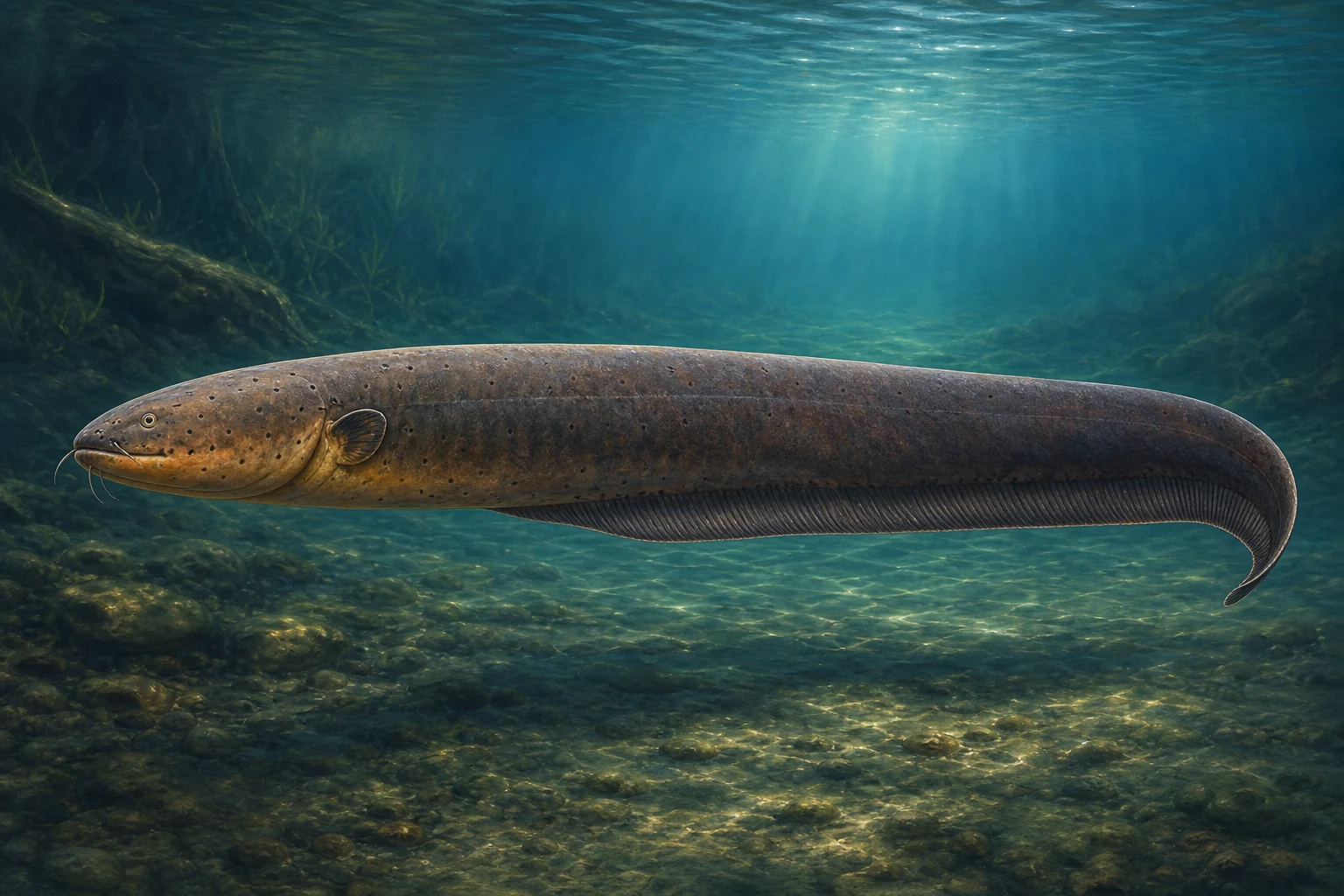 Original Fishdle collection art of Electric eel