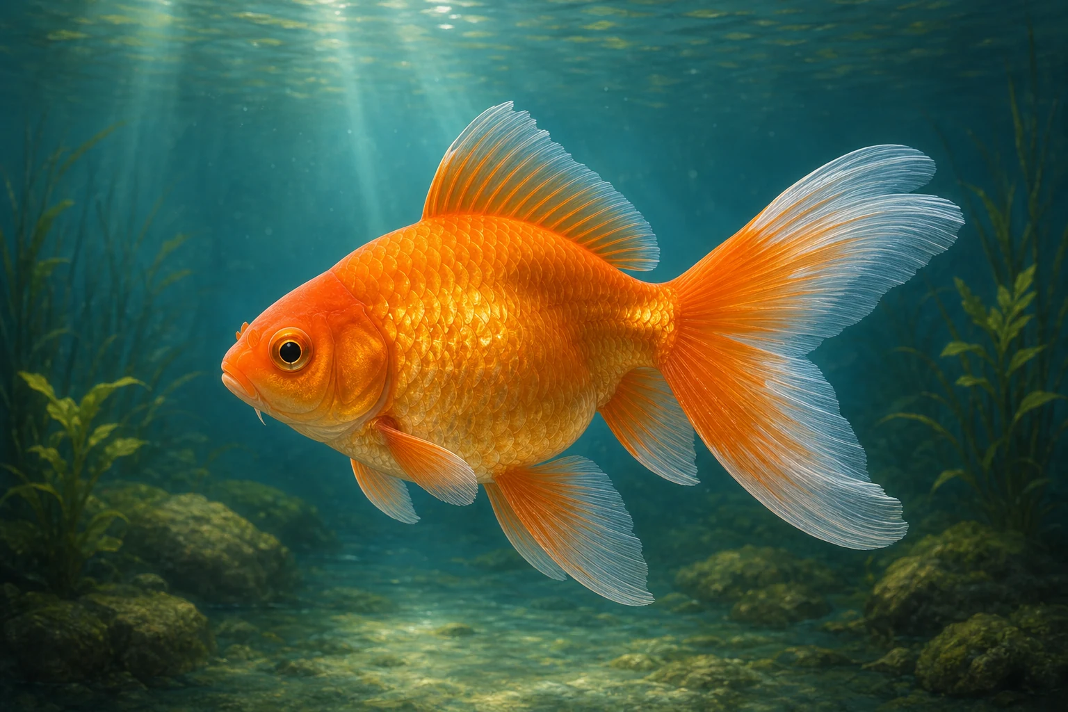 Original Fishdle collection art of Goldfish