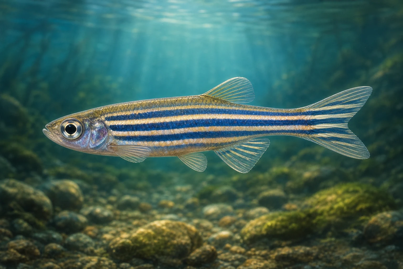 Original Fishdle collection art of Zebrafish